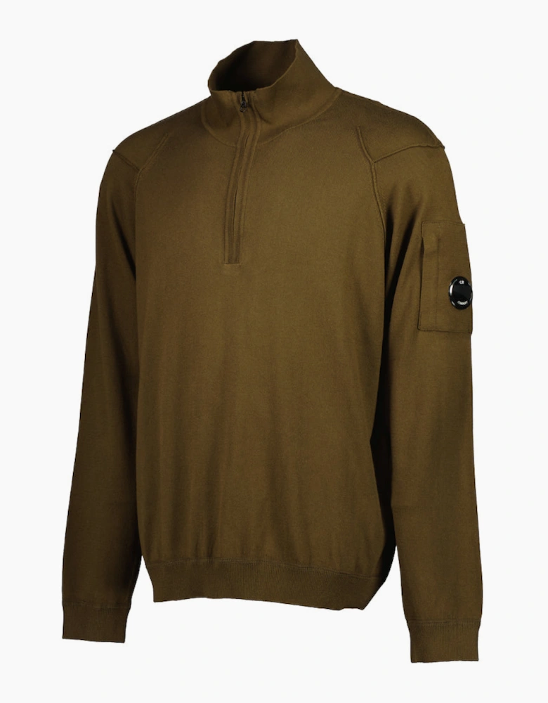 Sea Island Quarter Zip Lens Knit