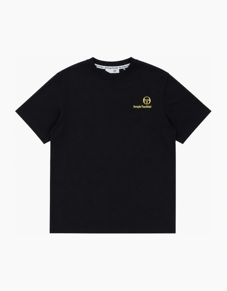 Sergio Tacchini Felton T-Shirt Black/Gold