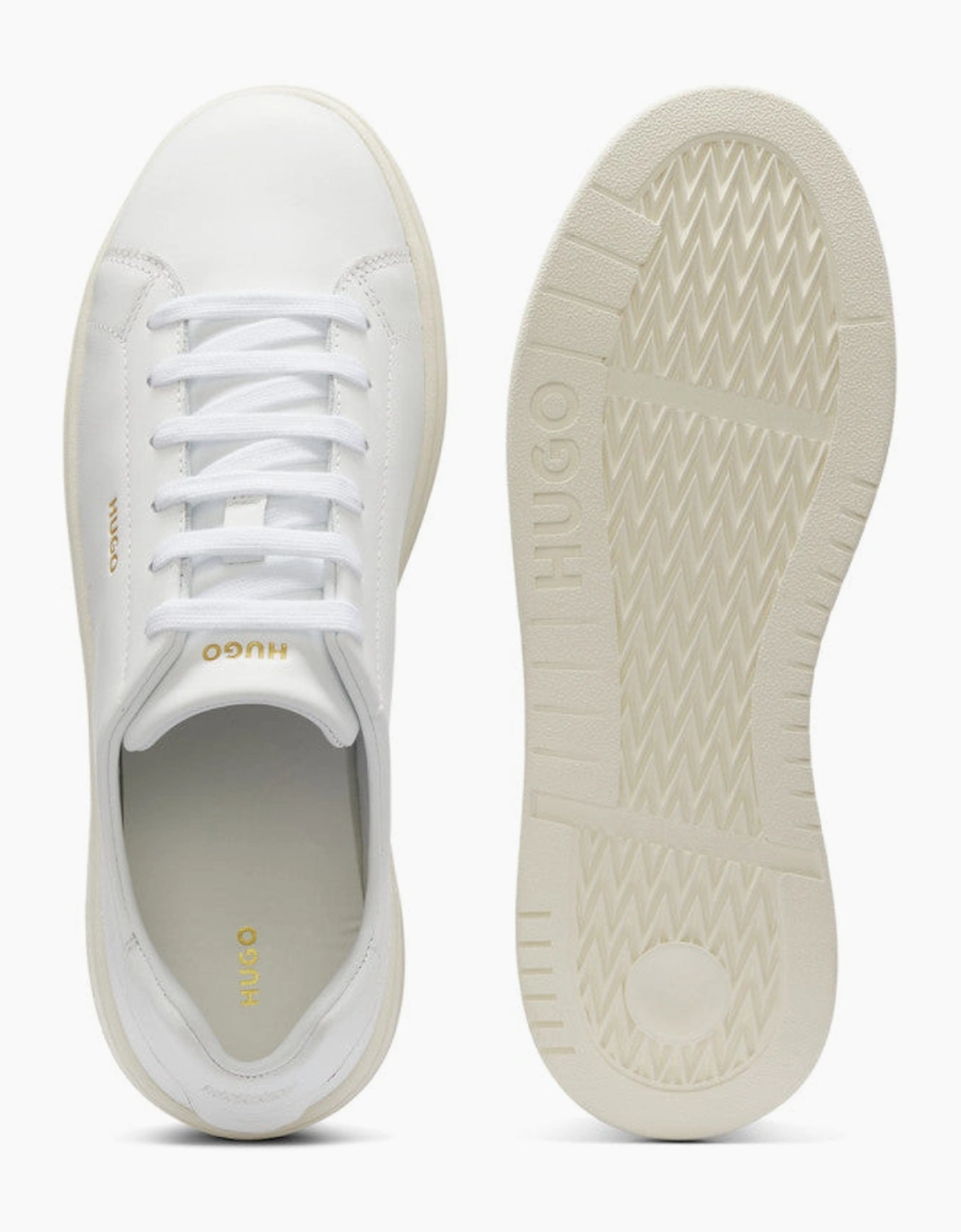 HUGO Neston tenn fllt Trainers 100 White