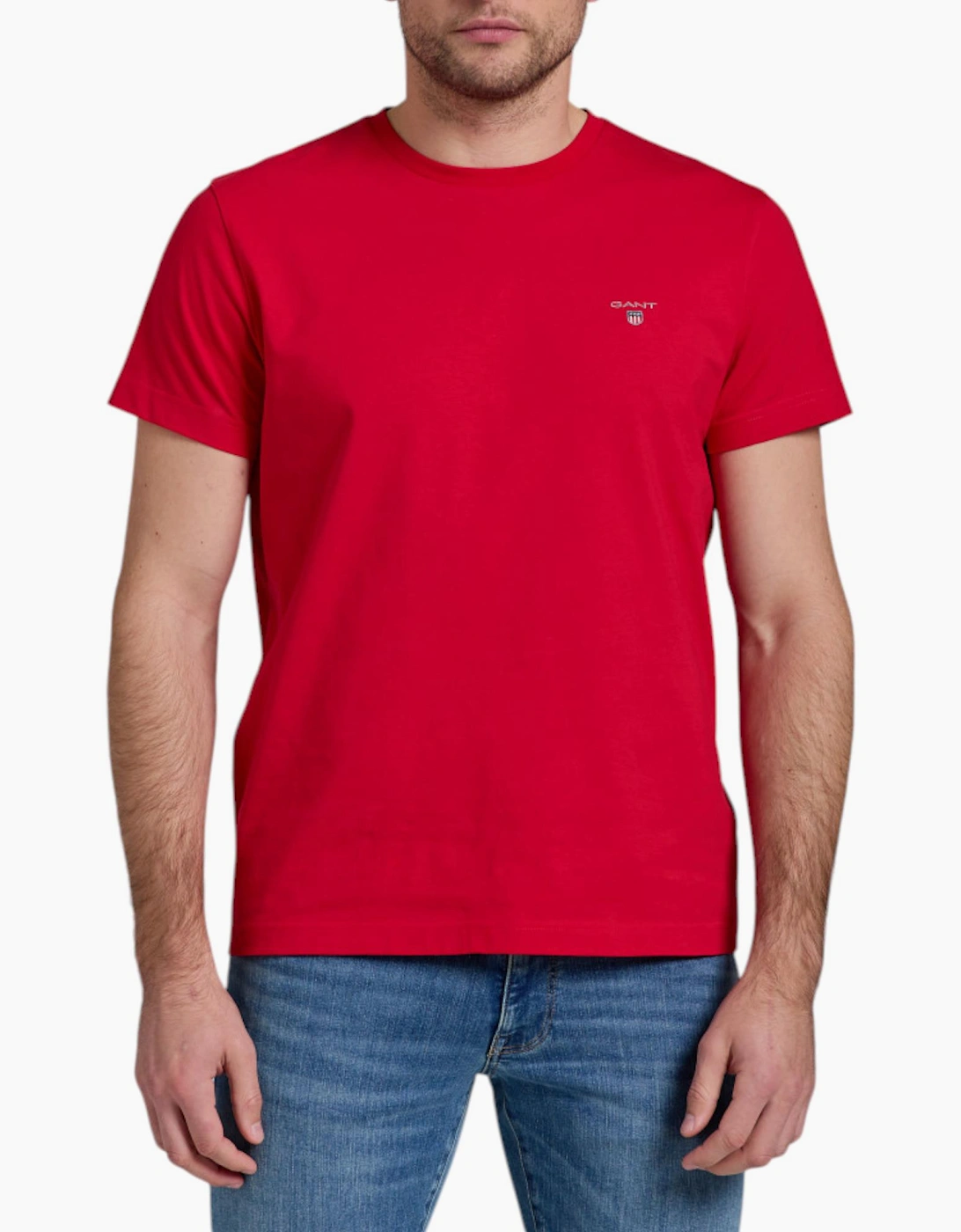Gant mens regular fit short sleeve shield logo T-shirt, 6 of 5