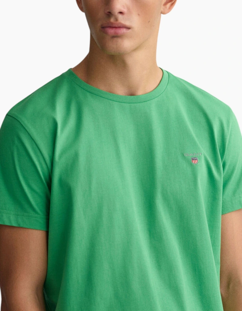 Gant mens regular fit short sleeve shield logo T-shirt