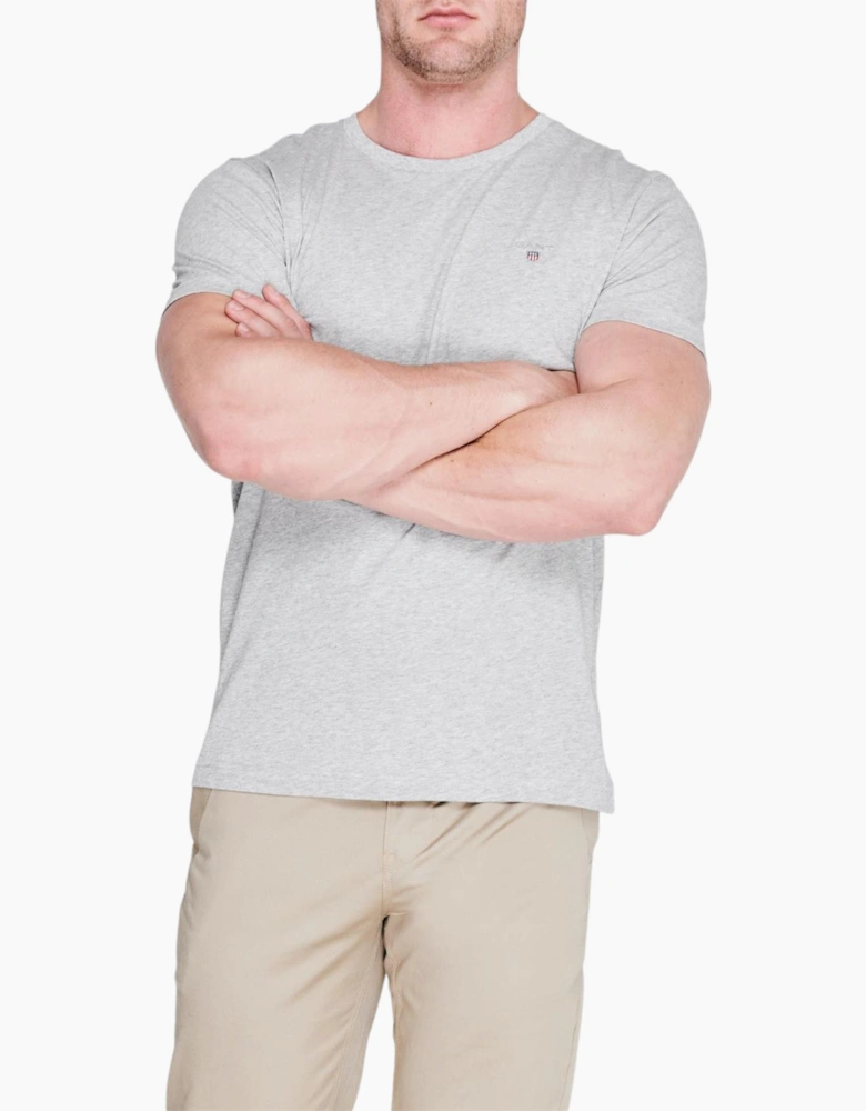 Gant mens regular fit short sleeve shield logo T-shirt