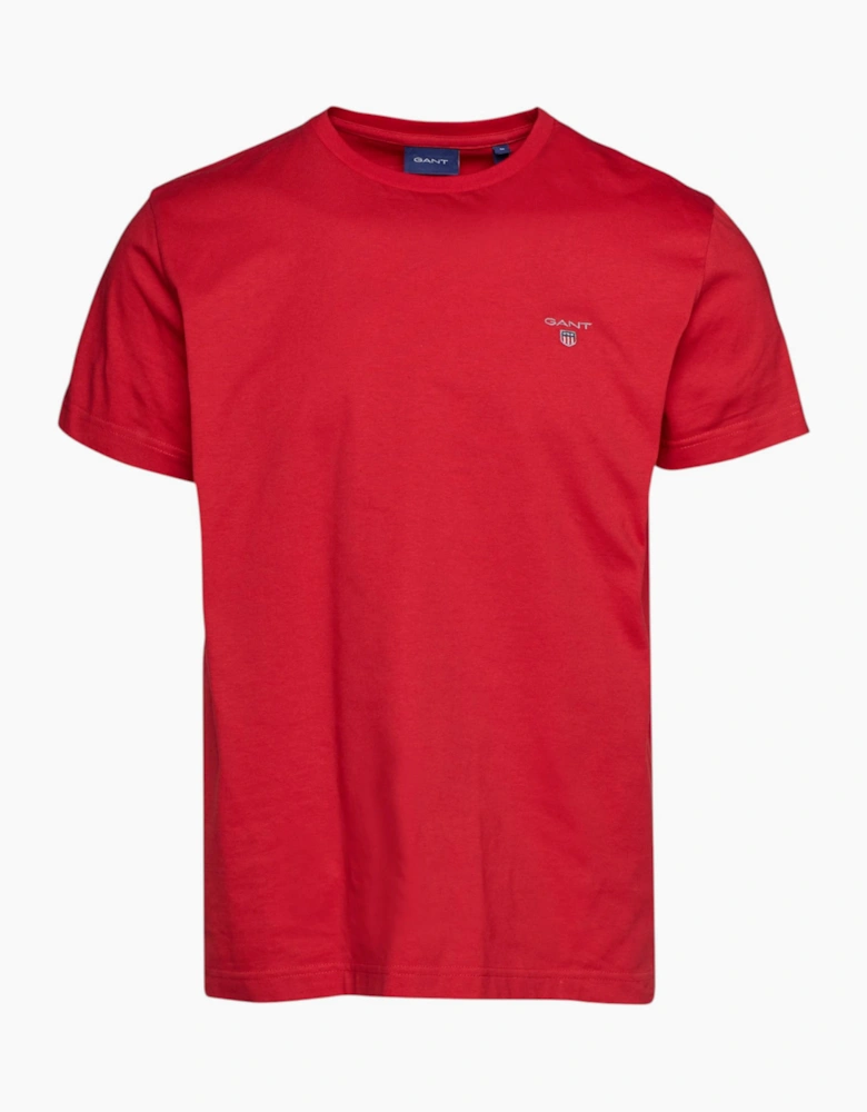 Gant mens regular fit short sleeve shield logo T-shirt