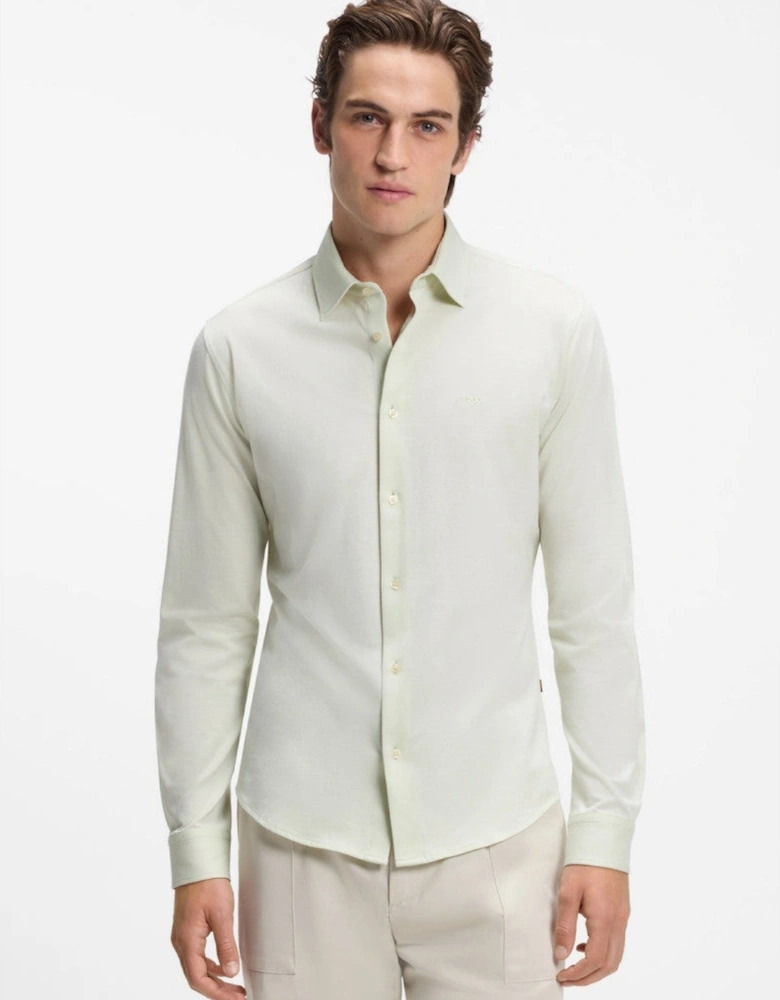 BOSS Orange Mysoft 2 M Shirt 384 Open Green