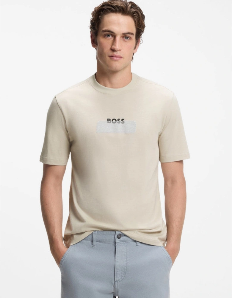 BOSS Orange Te LogoTape T-Shirt 271 L Beige