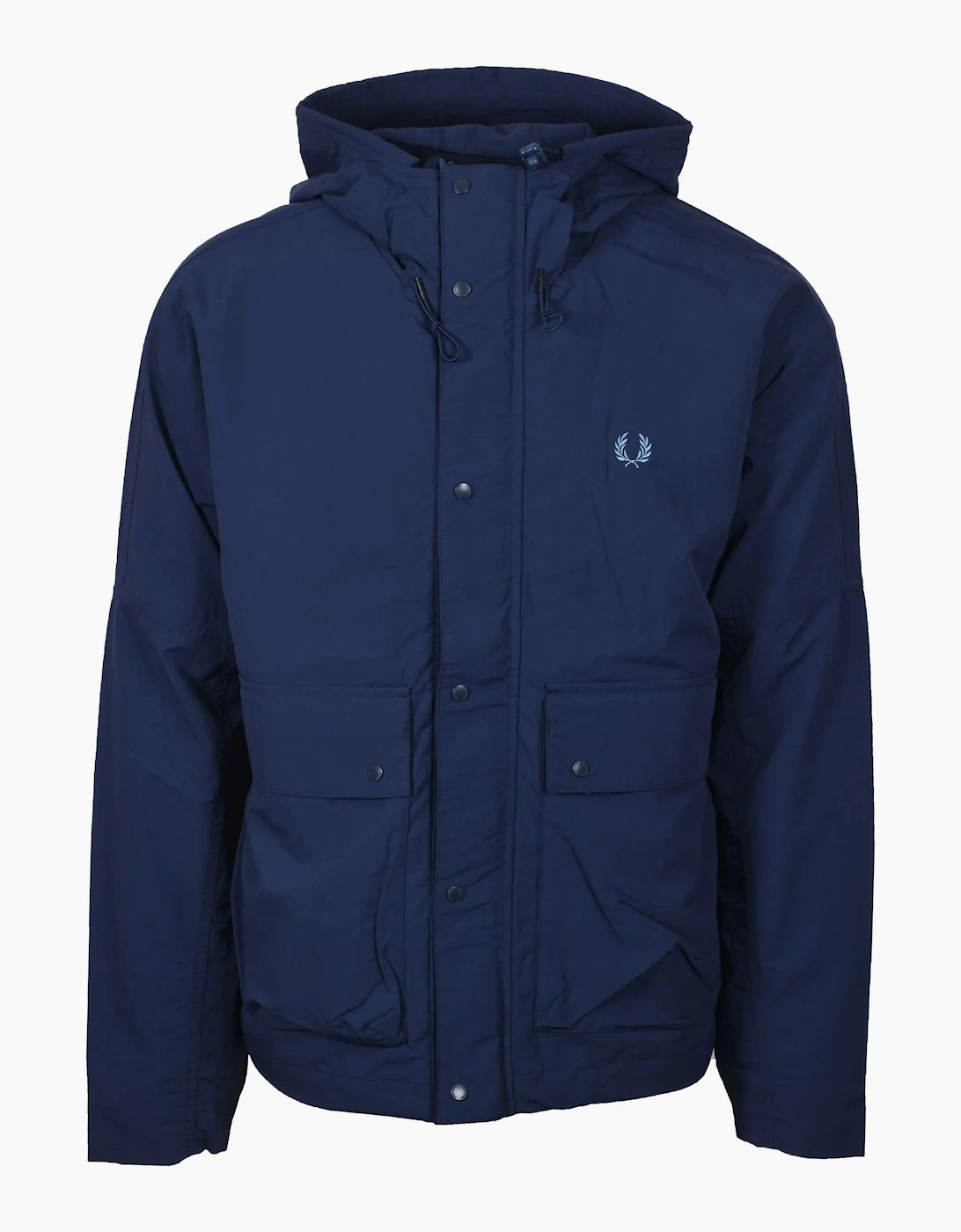 FRED PERRY CROPPED RIPSTOP PARKA TENNIS BLUE, 6 of 5