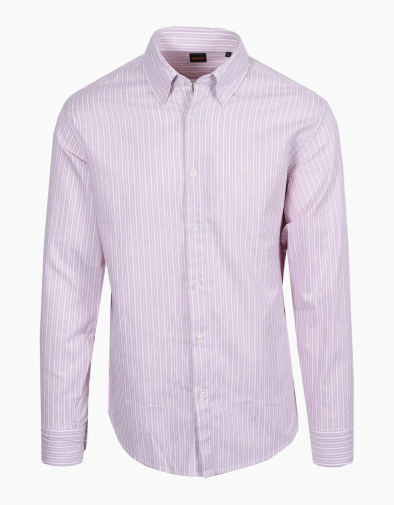 Boss Orange RICOPLUS SHIRT LIGHT PASTEL PURPLE