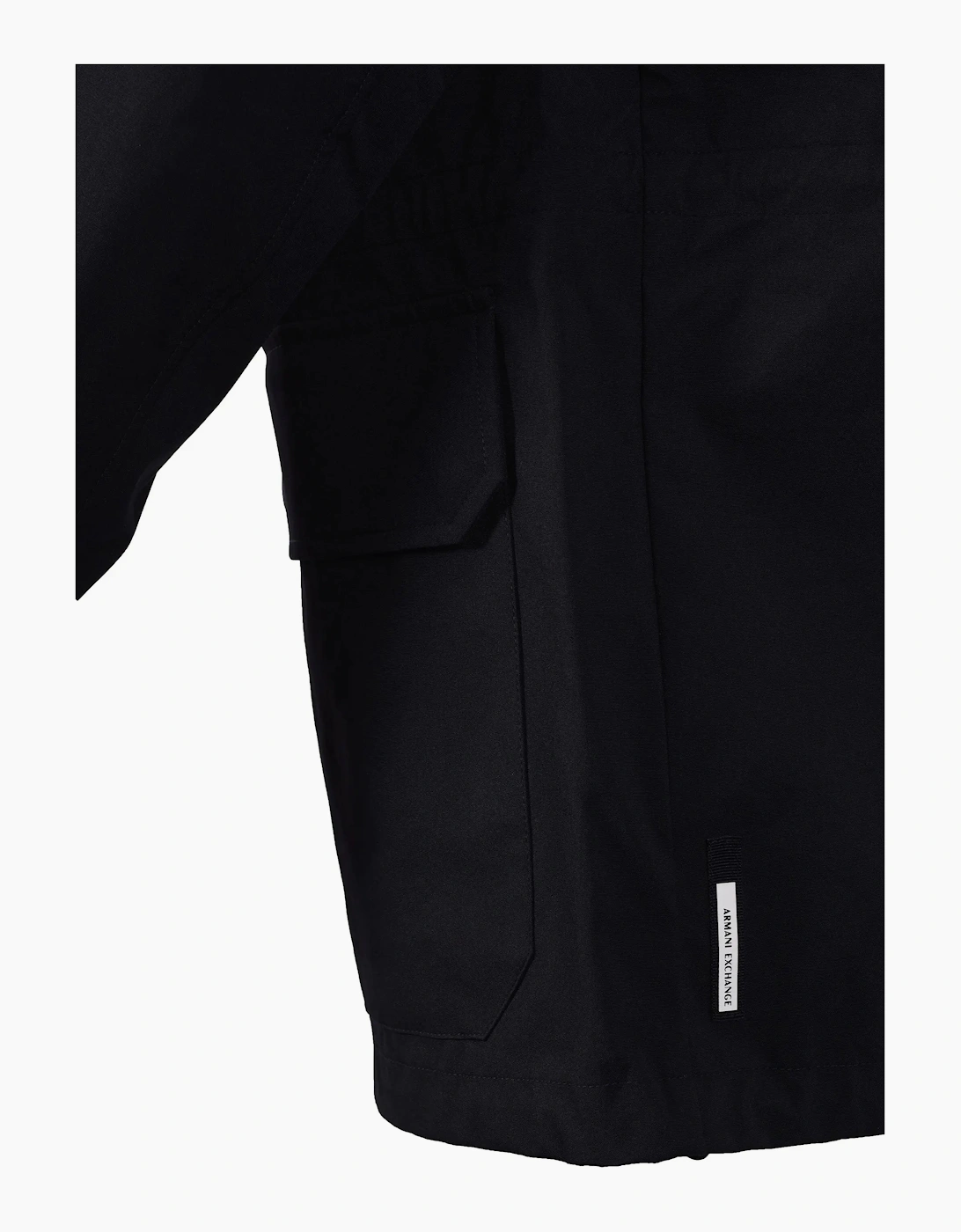 Armani Exchange Caban Coat Dark Navy