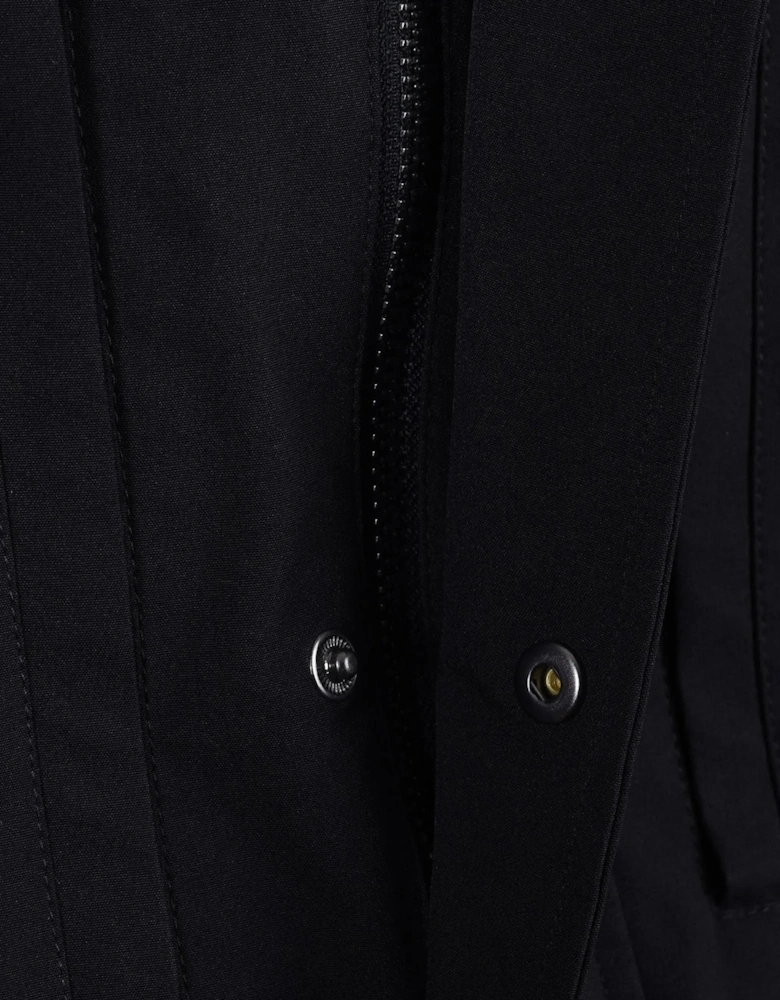 Armani Exchange Caban Coat Dark Navy