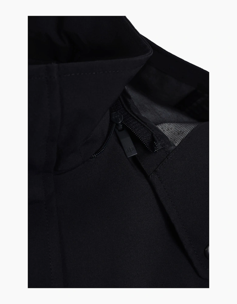 Armani Exchange Caban Coat Dark Navy