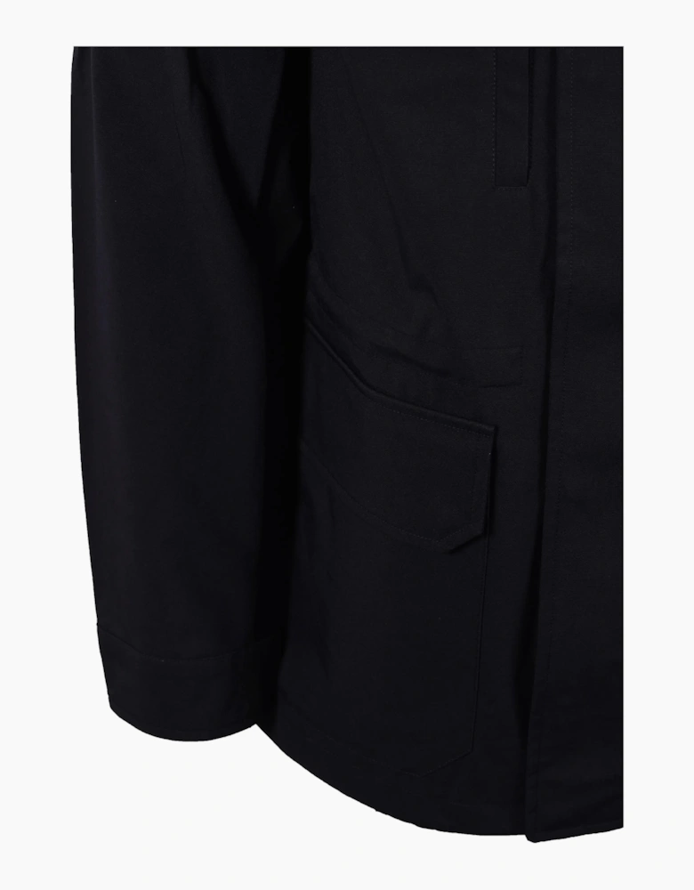 Armani Exchange Caban Coat Dark Navy