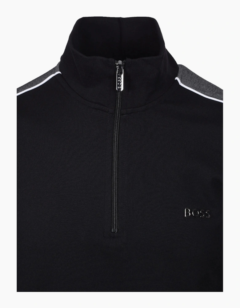 Boss Black HALF ZIP TRACKSUIT JACKET BLACK