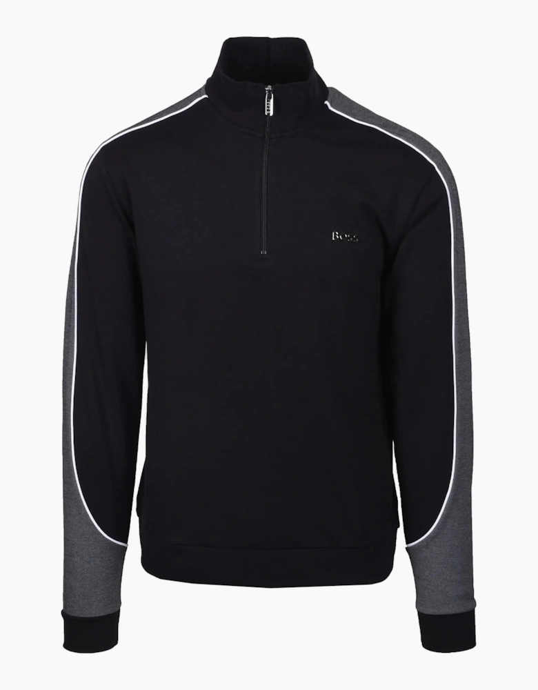 Boss Black HALF ZIP TRACKSUIT JACKET BLACK