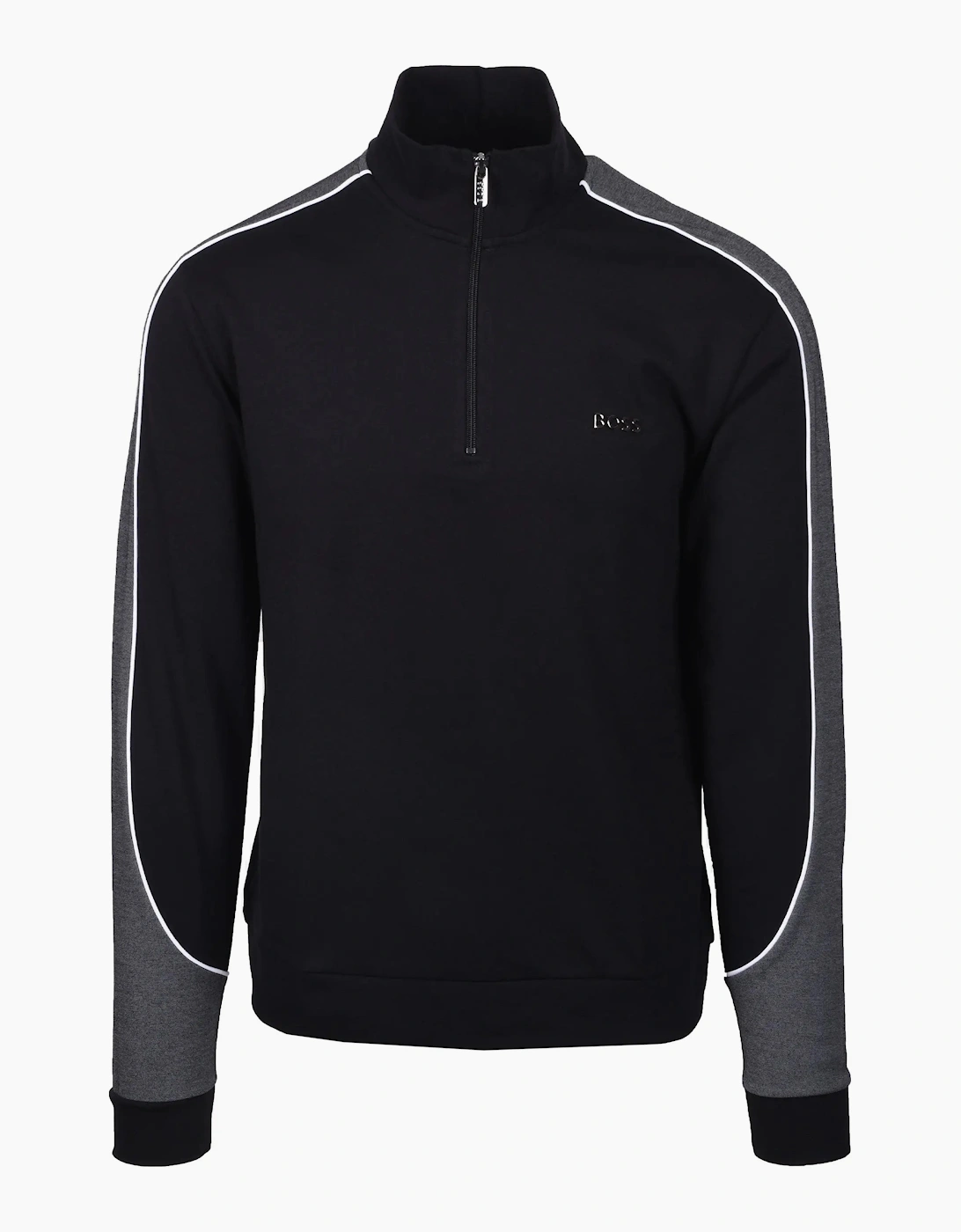 Boss Black HALF ZIP TRACKSUIT JACKET BLACK, 4 of 3