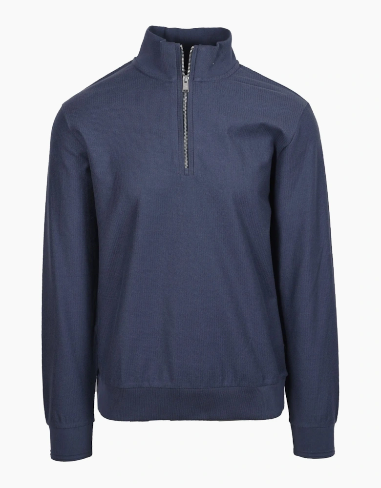 Boss Black H SIDNEY SWEATSHIRTS OPEN BLUE