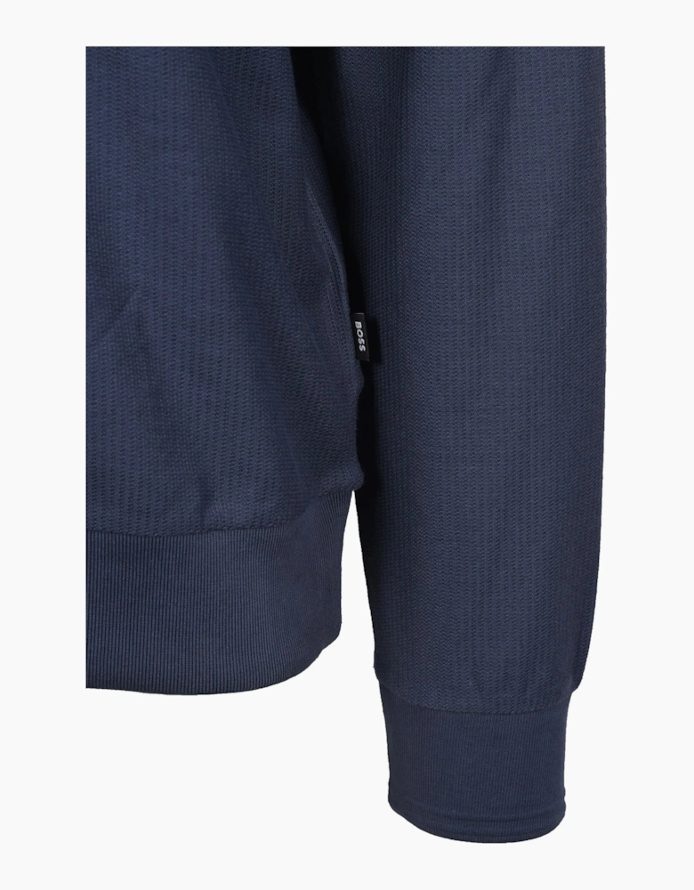Boss Black H SIDNEY SWEATSHIRTS OPEN BLUE