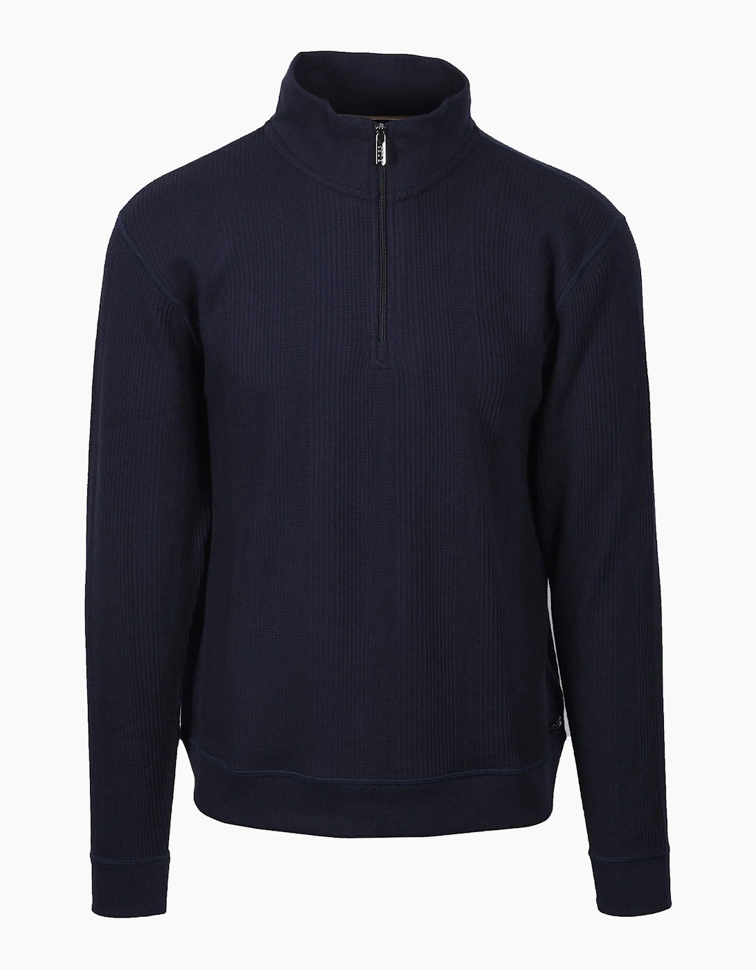 Boss Black STRUCTURE HALF ZIP DARK BLUE