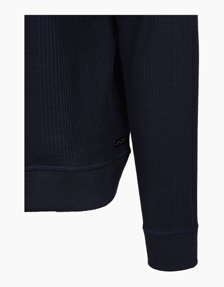 Boss Black STRUCTURE HALF ZIP DARK BLUE