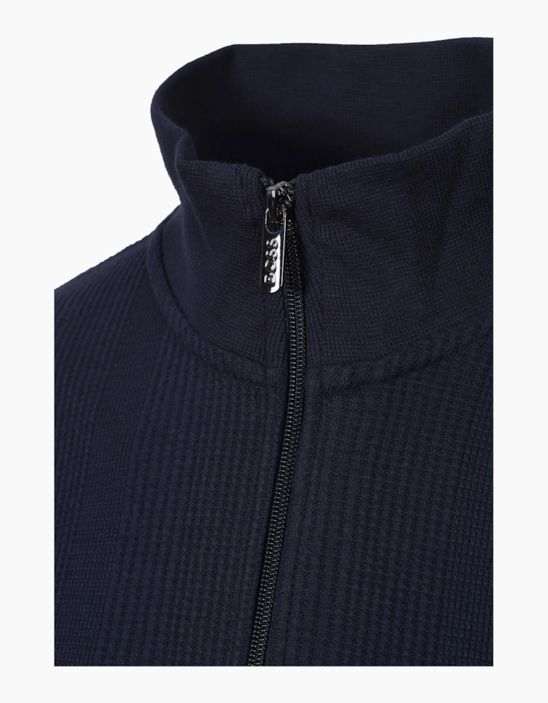 Boss Black STRUCTURE HALF ZIP DARK BLUE