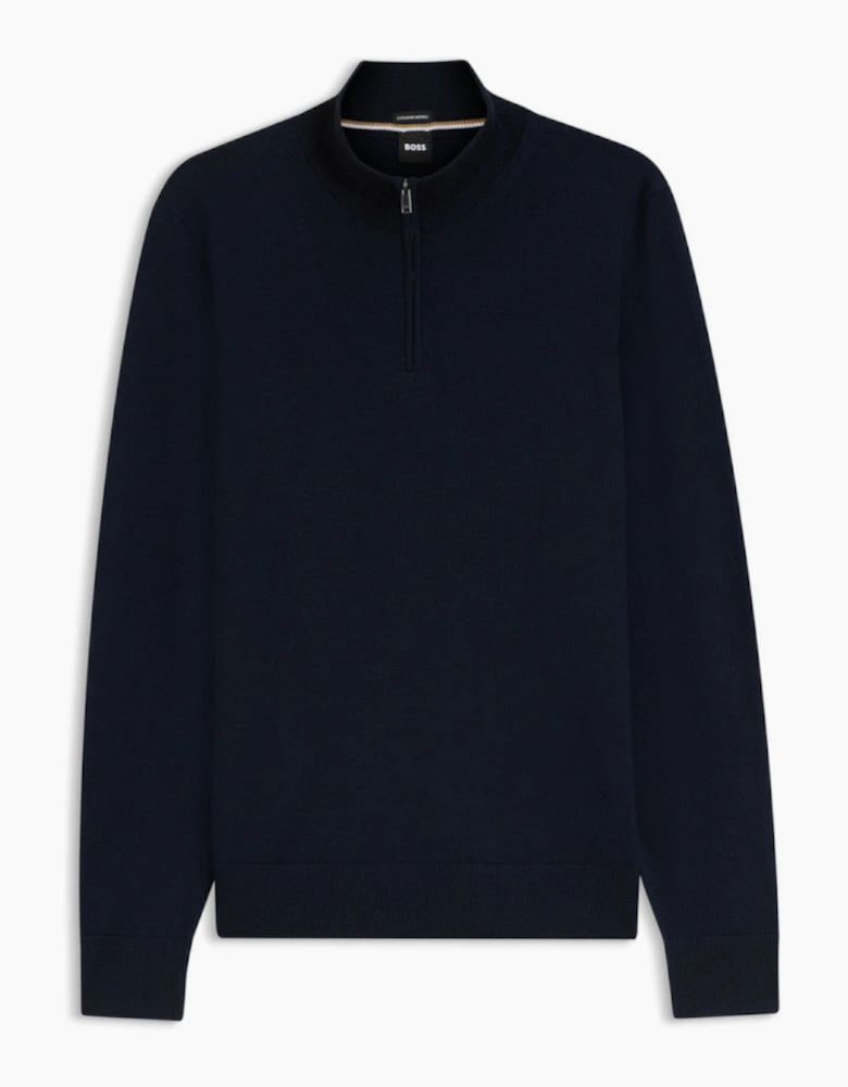 BOSS Black H Ebenji Sweater 404 Dk Blue