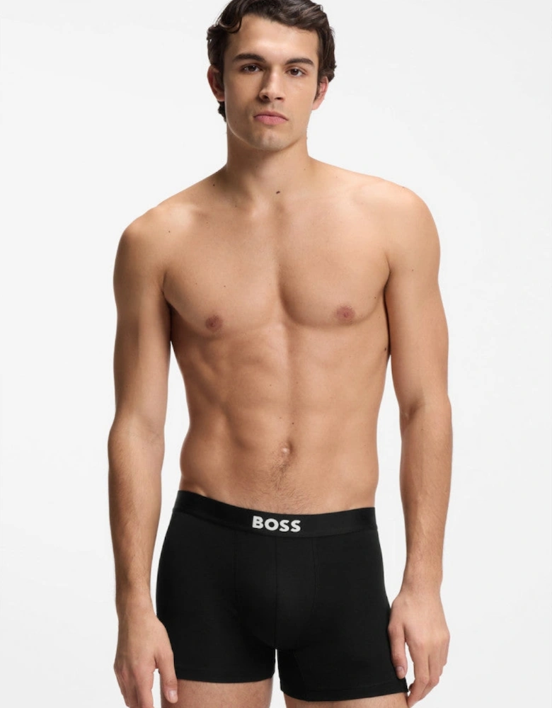 BOSS Black BoxerBR3P BOSS ONE D  282 Open Beige