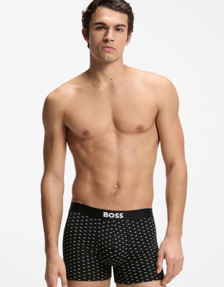 BOSS Black BoxerBR3P BOSS ONE D  282 Open Beige