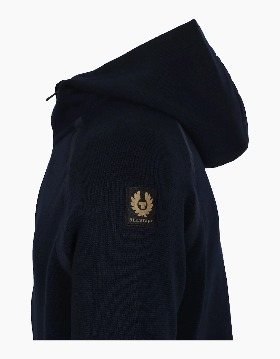 BELSTAFF VIEW HOODED FULL ZIP NAVY