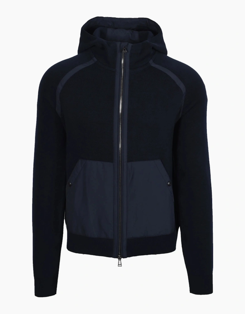 BELSTAFF VIEW HOODED FULL ZIP NAVY