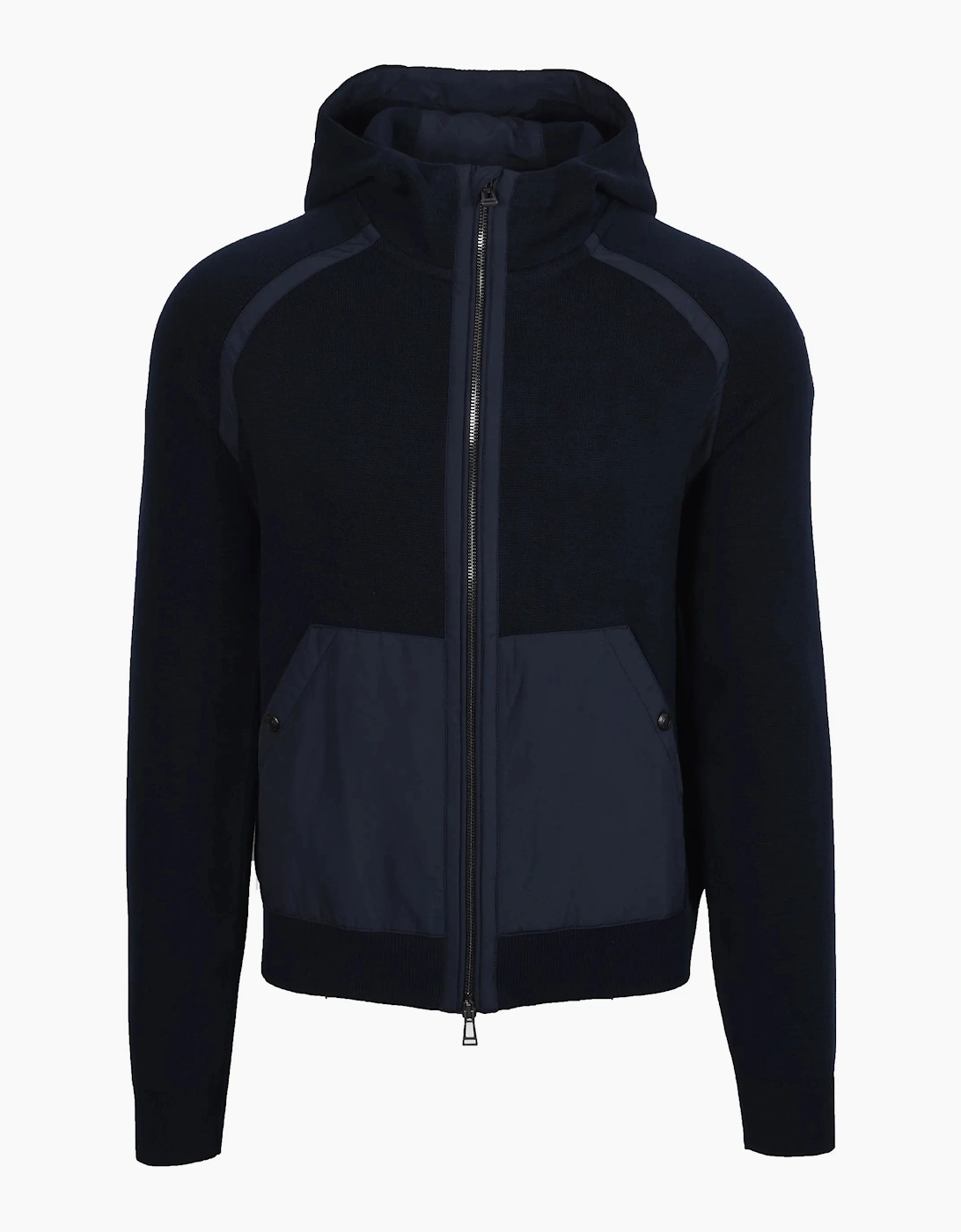 BELSTAFF VIEW HOODED FULL ZIP NAVY