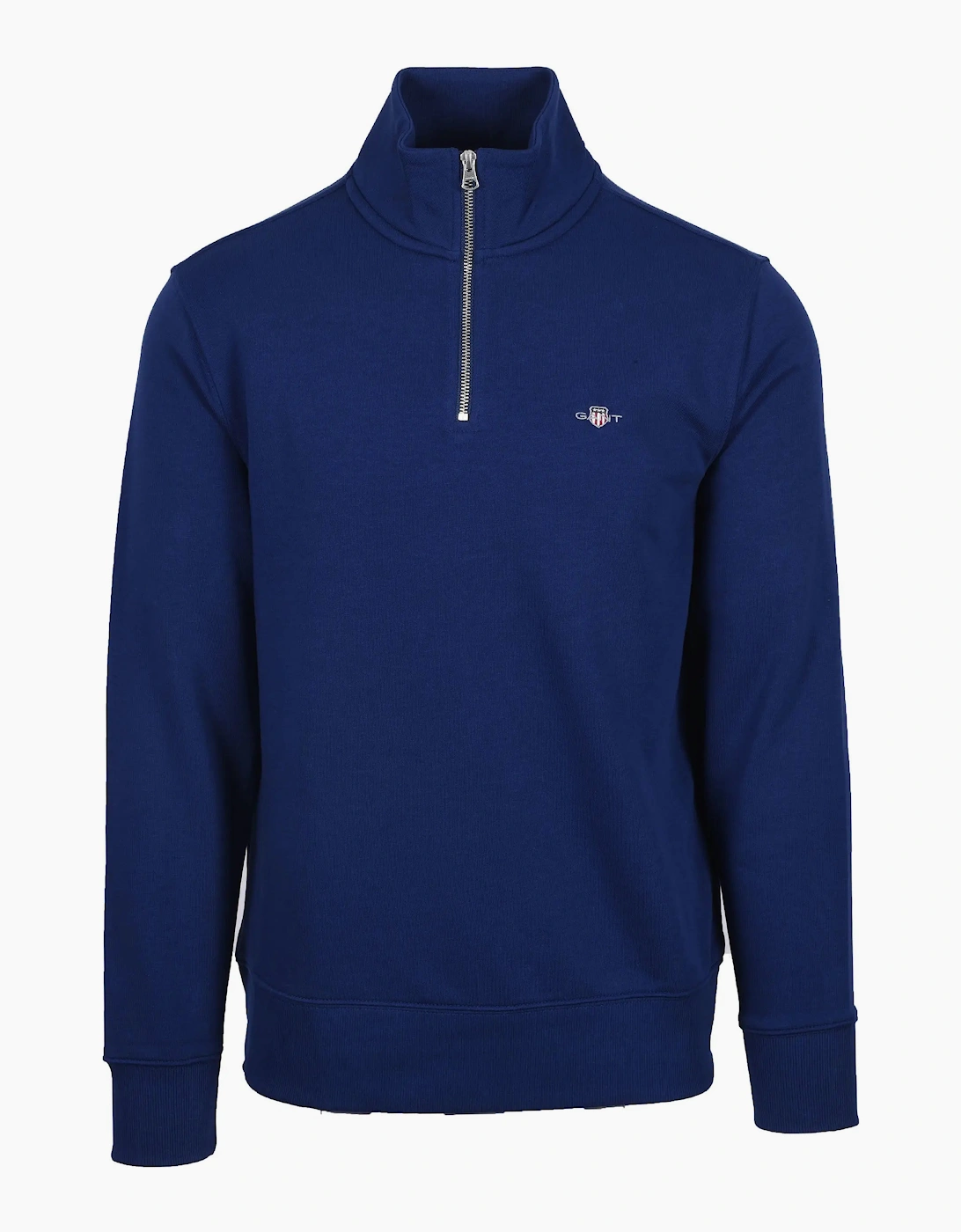 GANT REG SHIELD HALF ZIP SWEAT RICH NAVY, 4 of 3