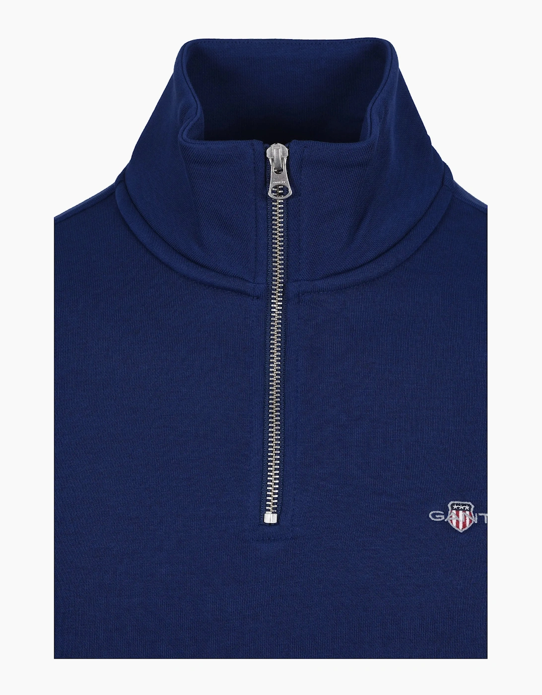 GANT REG SHIELD HALF ZIP SWEAT RICH NAVY