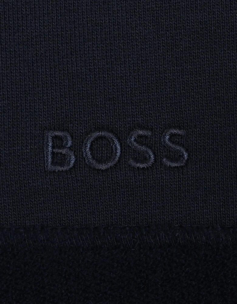 Boss Orange ZE_WINTERBRUSH HALF ZIP DARK BLUE