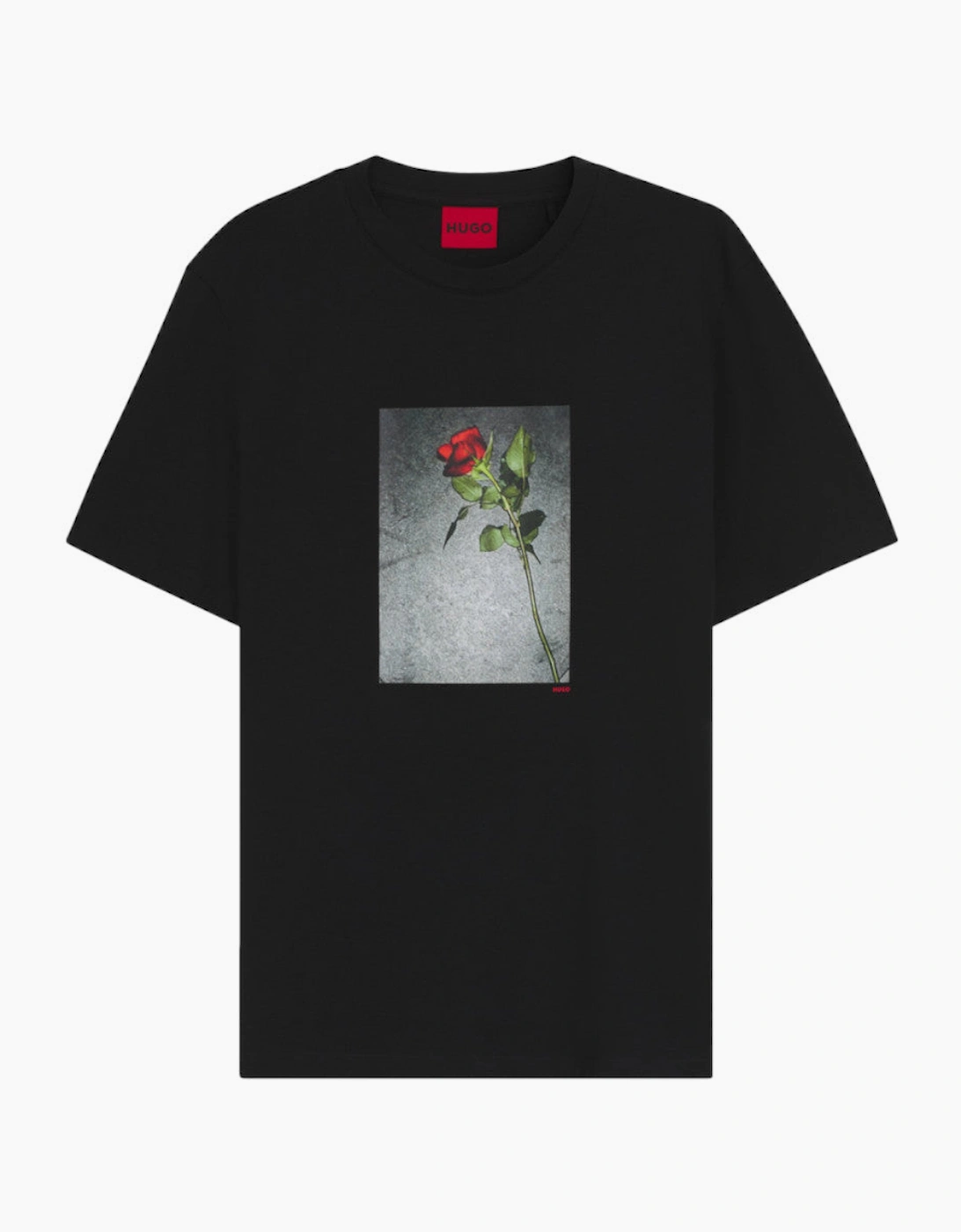 HUGO Durose T-Shirt 001 Black, 5 of 4