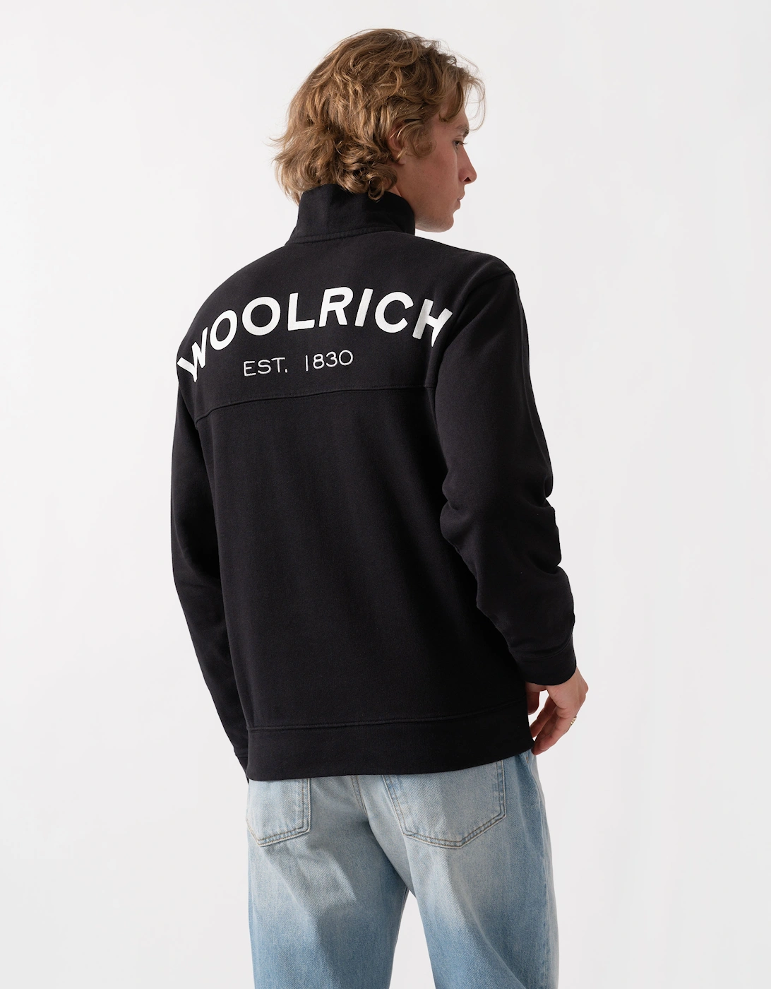 Woolrich American Half Zip Mens Sweatershirt