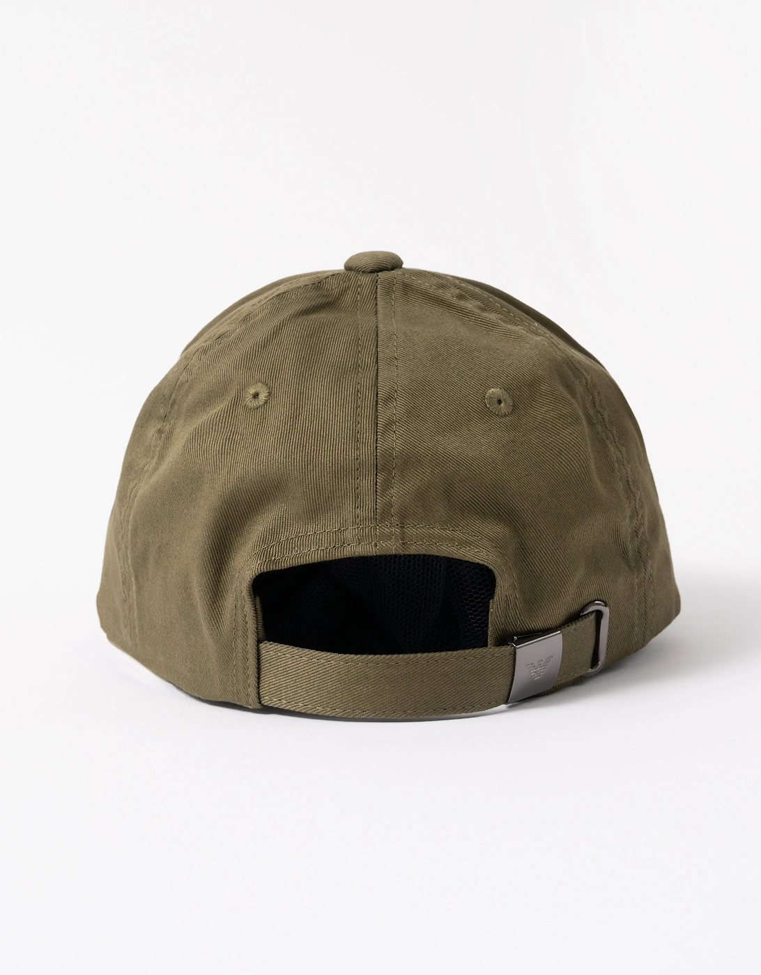 Emporio Armani Mens Cap with Eagle Logo - Dark Olive