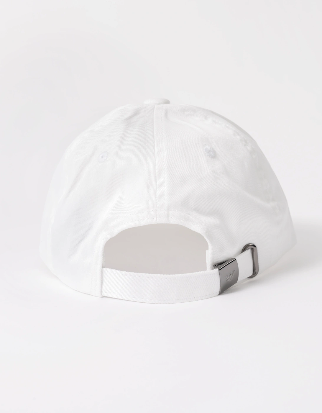 Emporio Armani Mens Cap with Eagle Logo - White