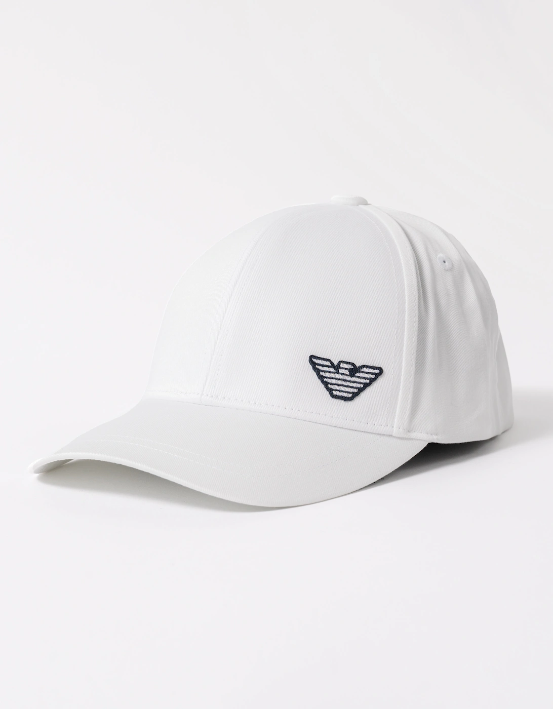 Emporio Armani Mens Cap with Eagle Logo - White, 4 of 3