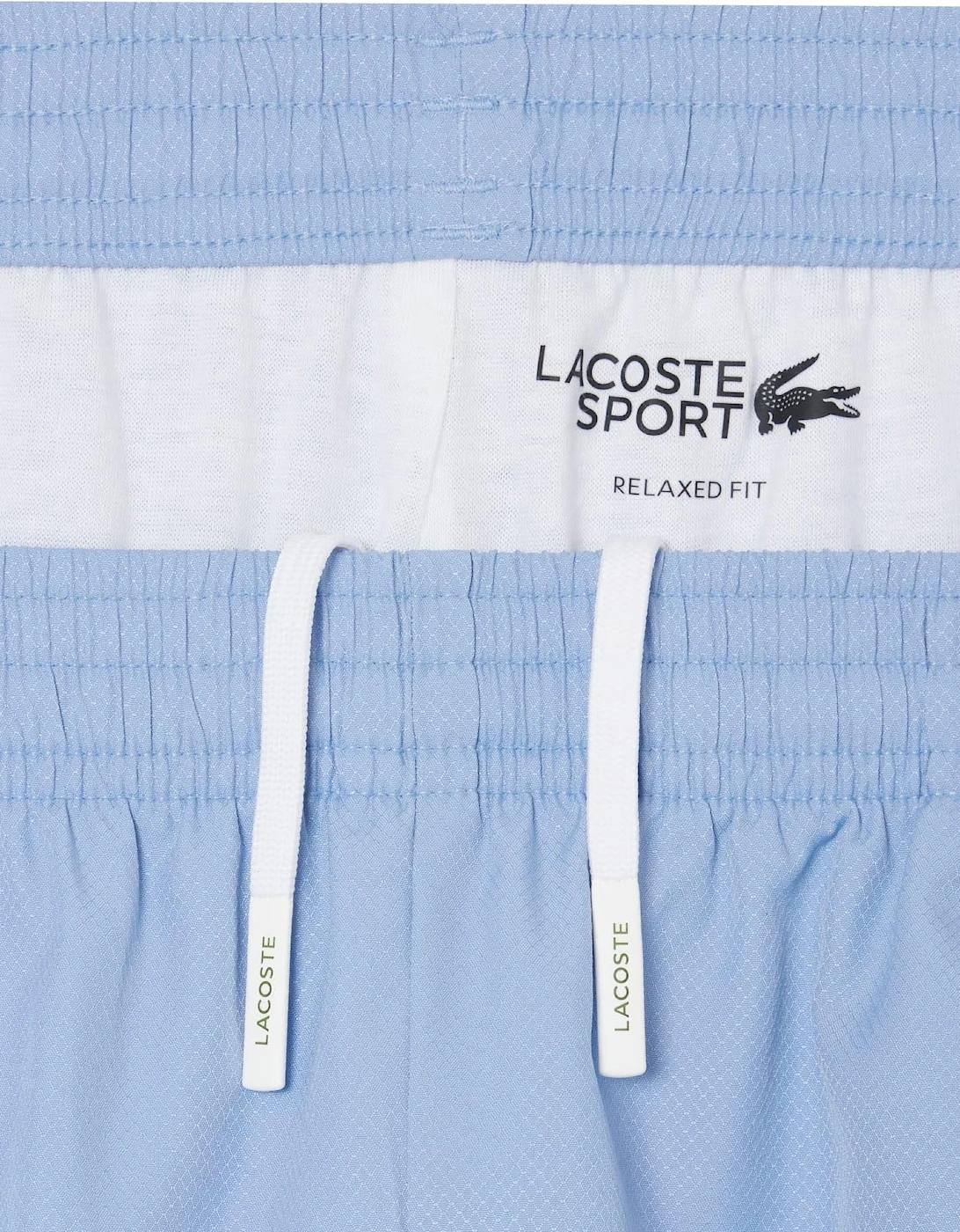 Lacoste Men's Light Blue Sport Lightweight Fabric Tracksuit Pants