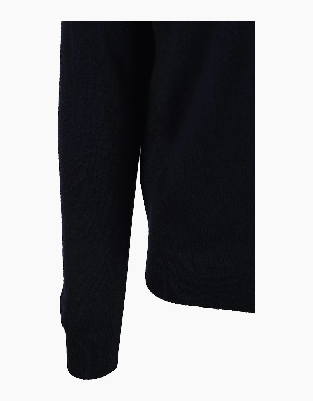 BOSS BLACK HEMARLO HALF ZIP KNITWEAR DARK BLUE