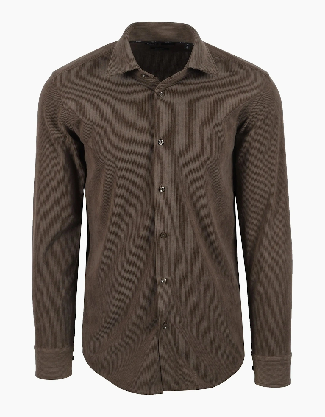 BOSS BLACK KENT CORDUROY SHIRT OPEN BROWN, 4 of 3