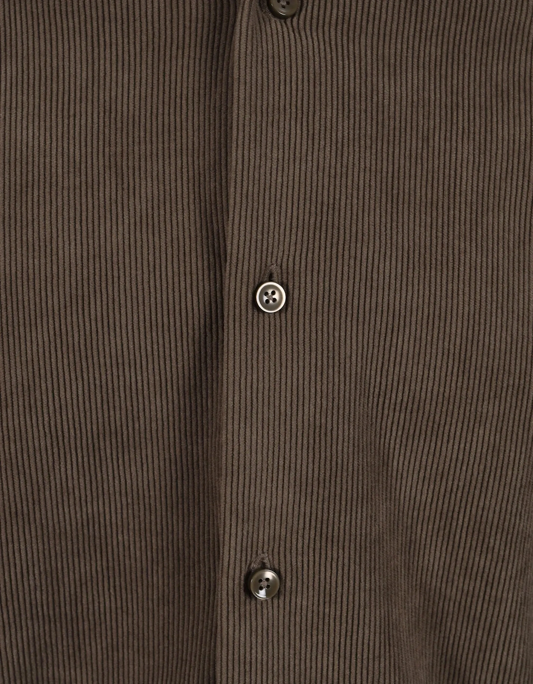 BOSS BLACK KENT CORDUROY SHIRT OPEN BROWN