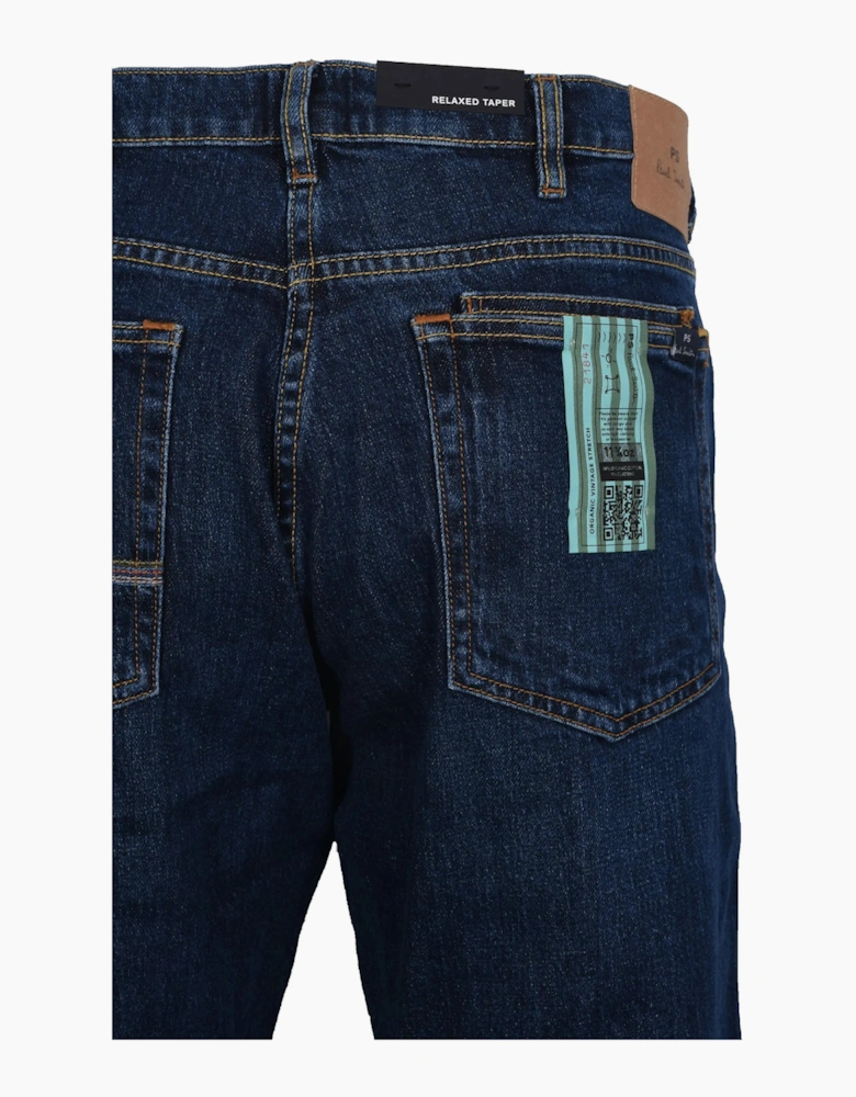 PAUL SMITH RELAXED TAPER FIT JEANS DENIM