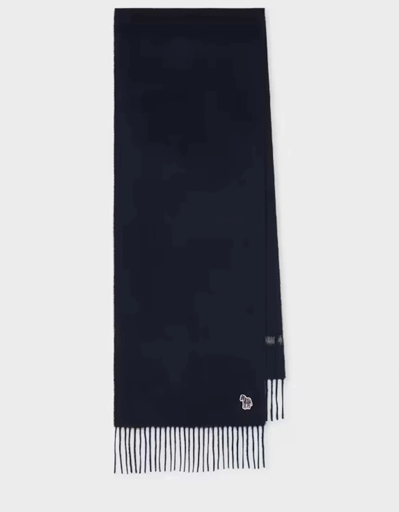 PAUL SMITH ZEBRA SCARF NAVY