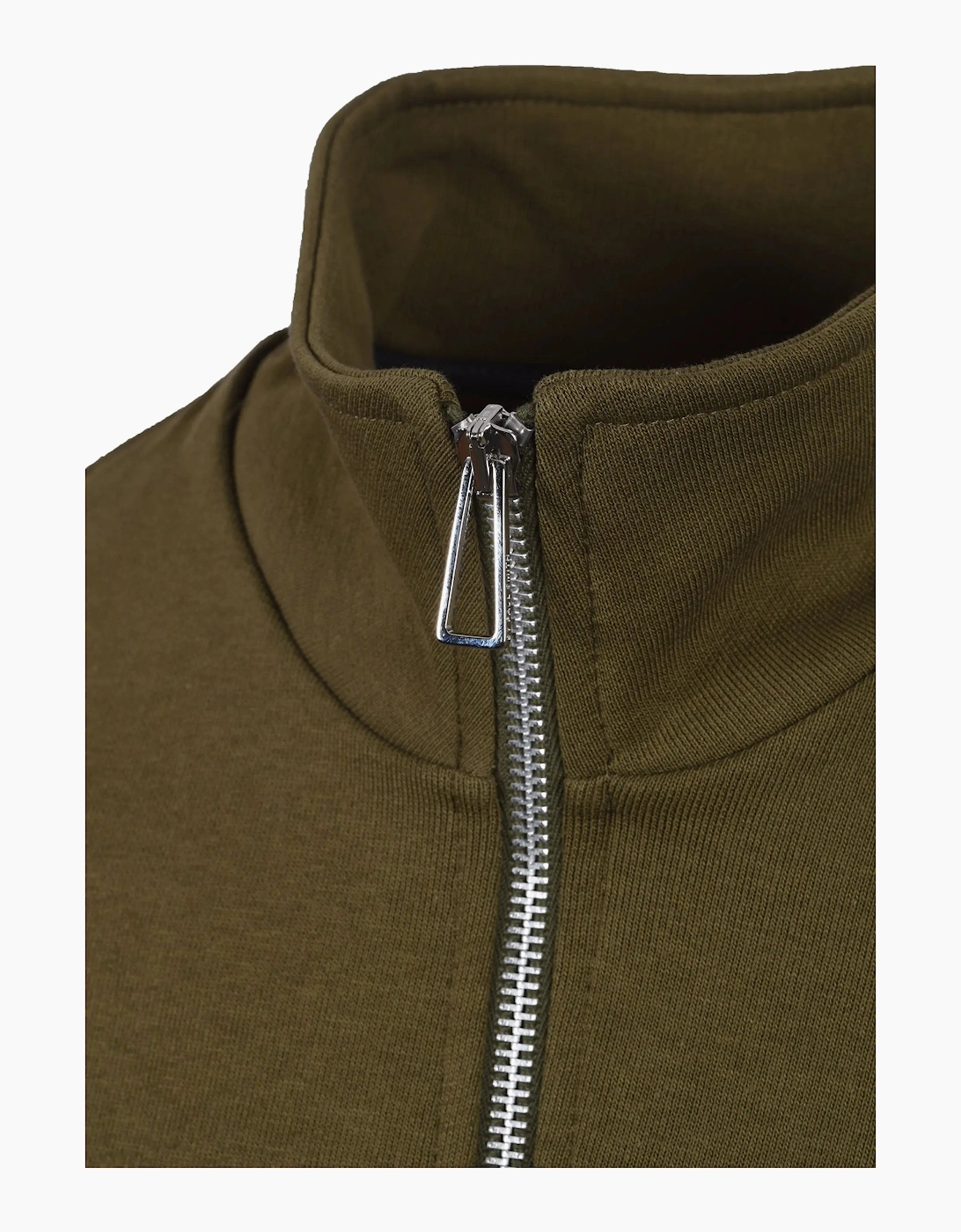 PAUL SMITH REG FIT HALF ZIP SWEATSHIRT SAGE