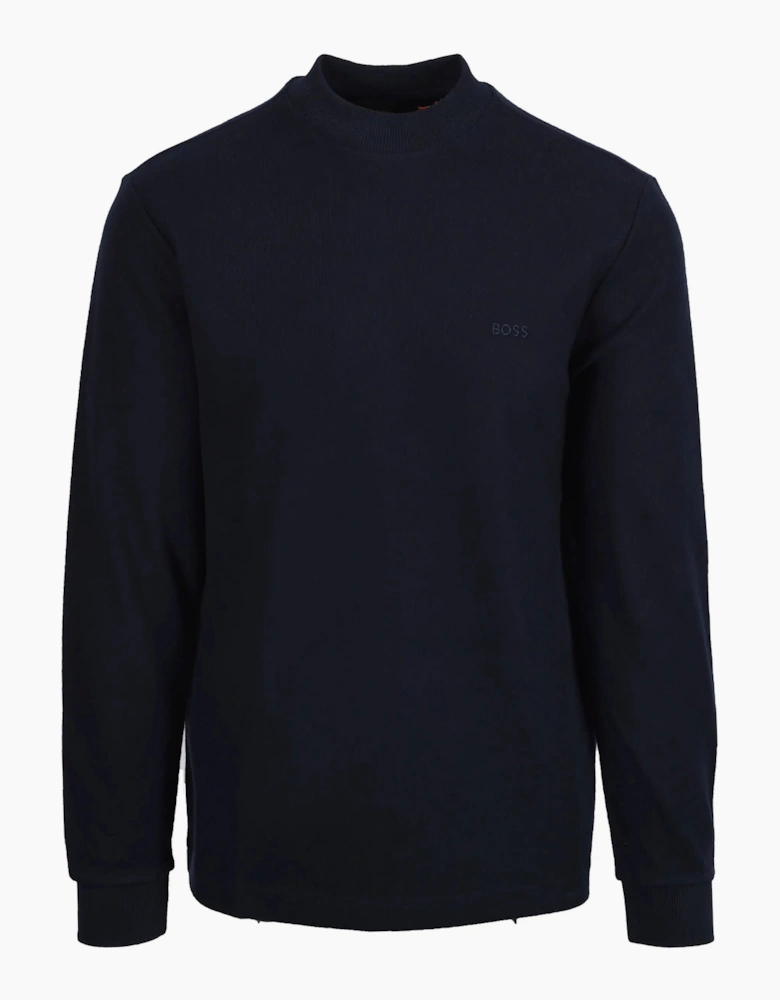 Boss Orange Explorer Long Sleeve T-Shirt Dark Blue