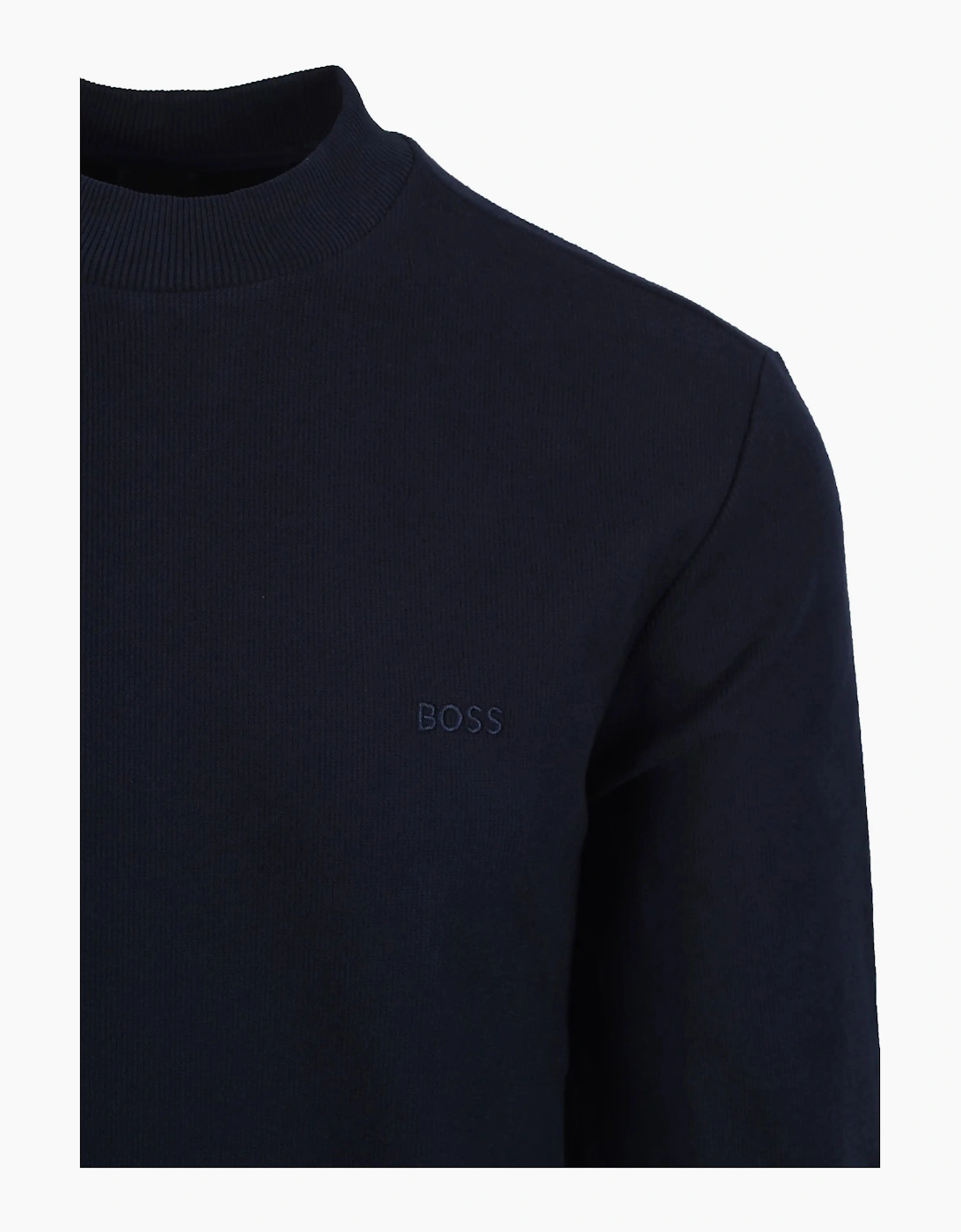 Boss Orange Explorer Long Sleeve T-Shirt Dark Blue
