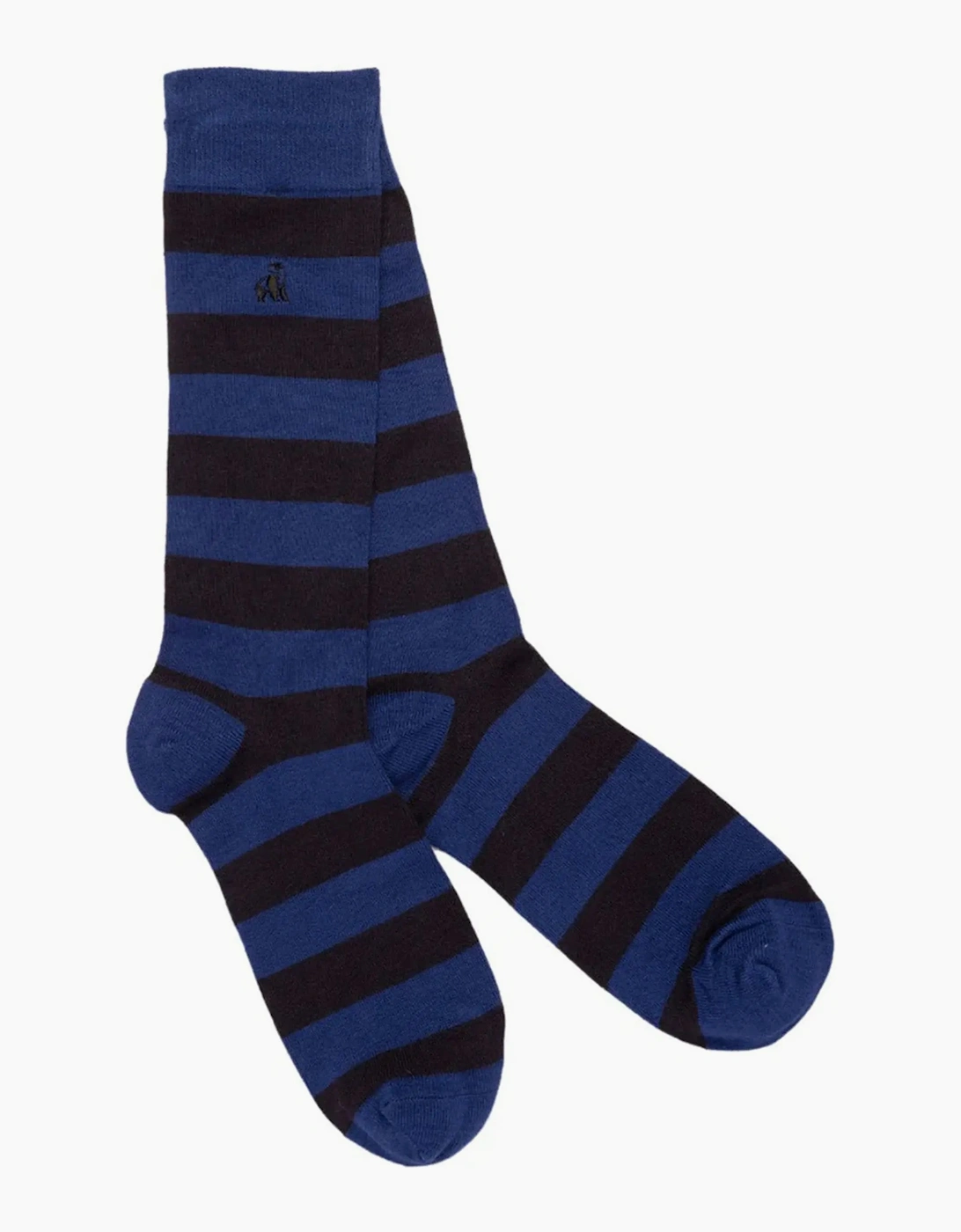 SWOLE PANDA SOCKS CHARCOAL STRIPE