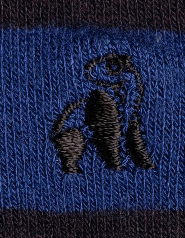 SWOLE PANDA SOCKS CHARCOAL STRIPE