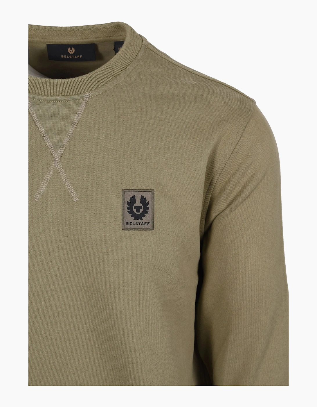 BELSTAFF SWEATSHIRT FATIGUE GREEN