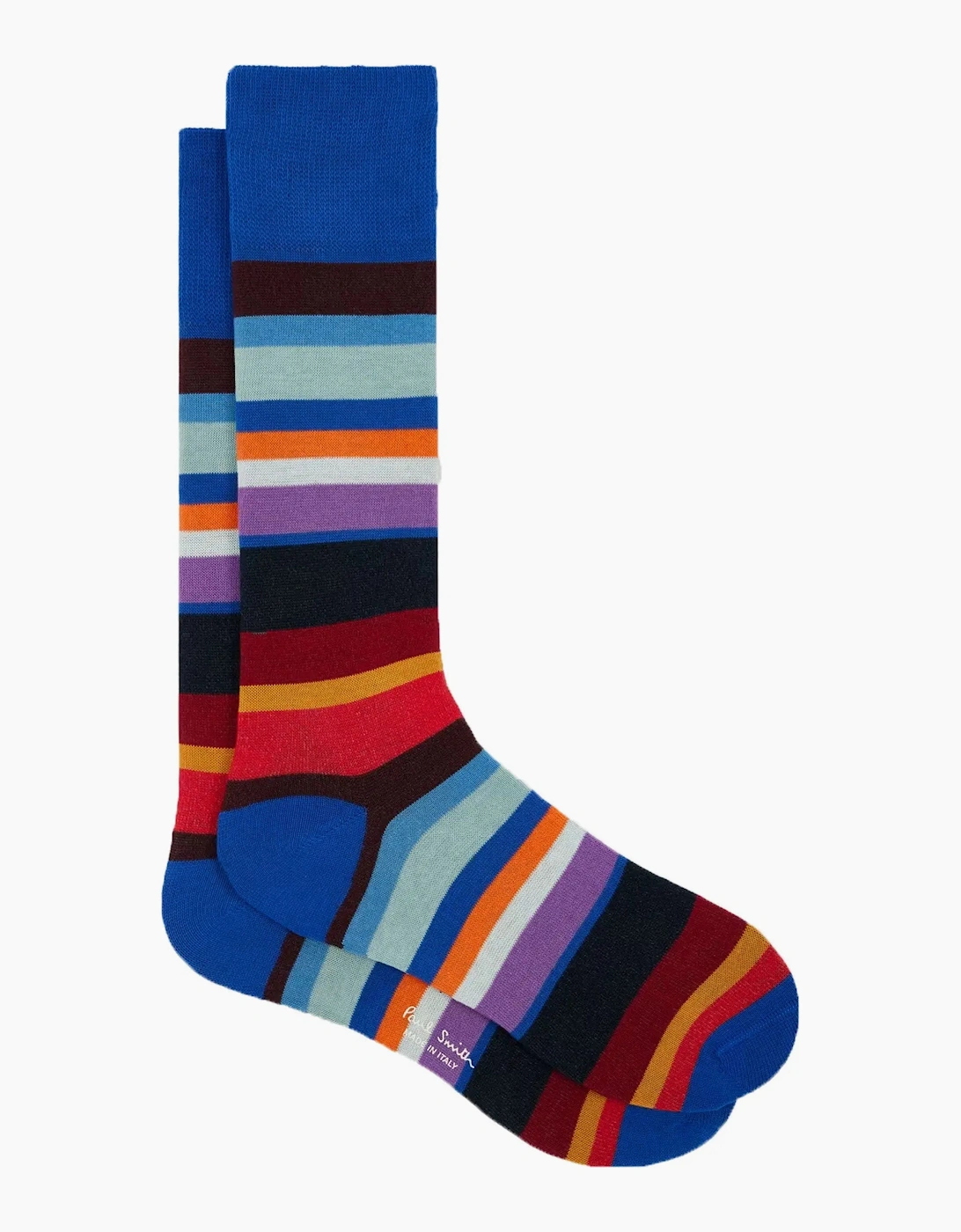 PAUL SMITH MAREK STRIPE SOCK MULTI BLUE STRIPE